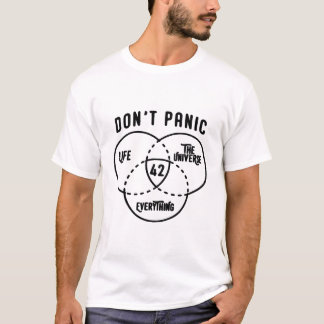 42 Die Antwort Per Anhalter durch die Galaxis T-Shirt