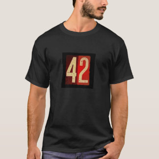 42 die Antwort zum Leben das Universum und alles T-Shirt