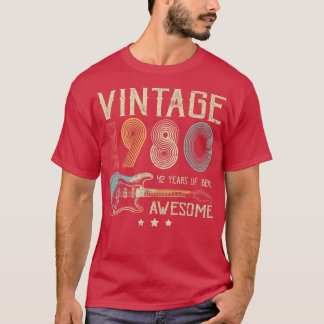 42. Geburtstag Frauen Männer Vintag Phantastisch 1 T-Shirt