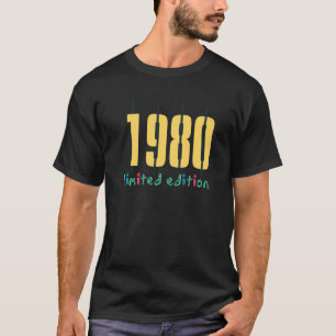 42. Geburtstag Ladys Mens 42 Jahre 1980 1 T-Shirt