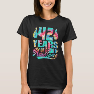 42. Geburtstag oder Jahrestag 42 Jahre alt sein T-Shirt