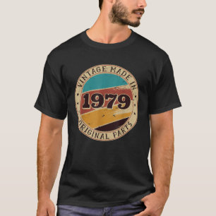 42. Geburtstag Retro Vintage 42 Jahre Alt Hergeste T-Shirt