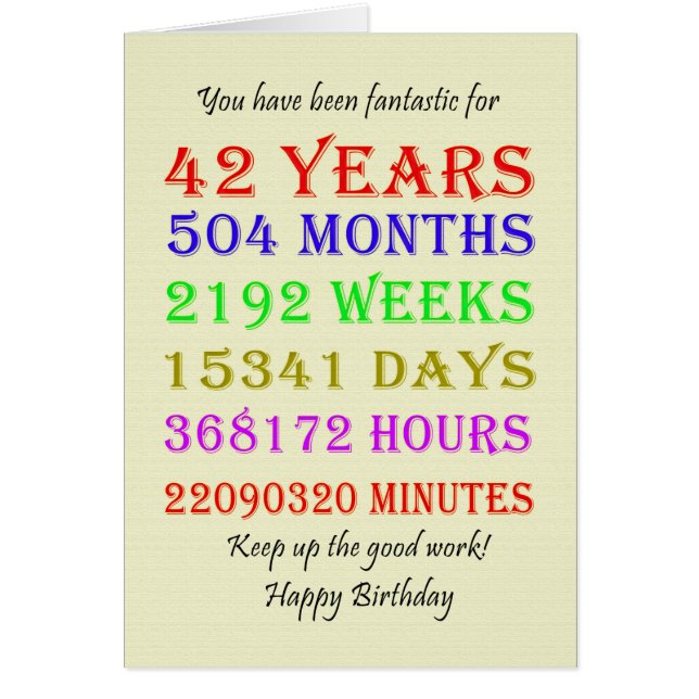 42. Geburtstagsfeiertage (Vorne)