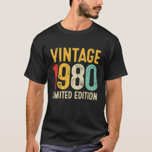 42. Geburtstagsgeschenk 42 Jahre alt Vintage 1980 T-Shirt