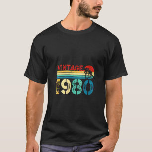 42. Geburtstagspartei von Frauen Retro Vintag Gebo T-Shirt
