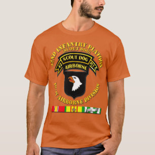 42. Infanterie-Plattform Scout Dog w VN SVC T-Shirt