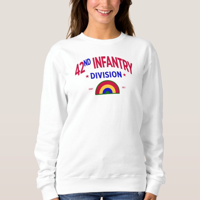 42. Infanterie "Rainbow" Division Women Sweatshirt (Vorderseite)