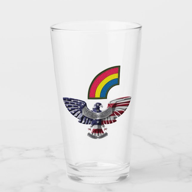 42. Infanteriedivision „Never Forget“ Eagle Glas (Vorderseite)