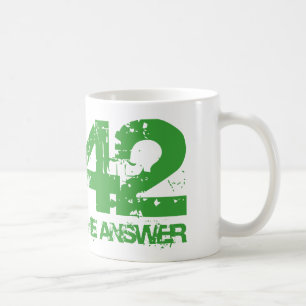 42 ist die Antwort-Tasse Kaffeetasse