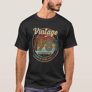 42 Jahre alte Vintage 1981 42. Geburtstag T-Shirt