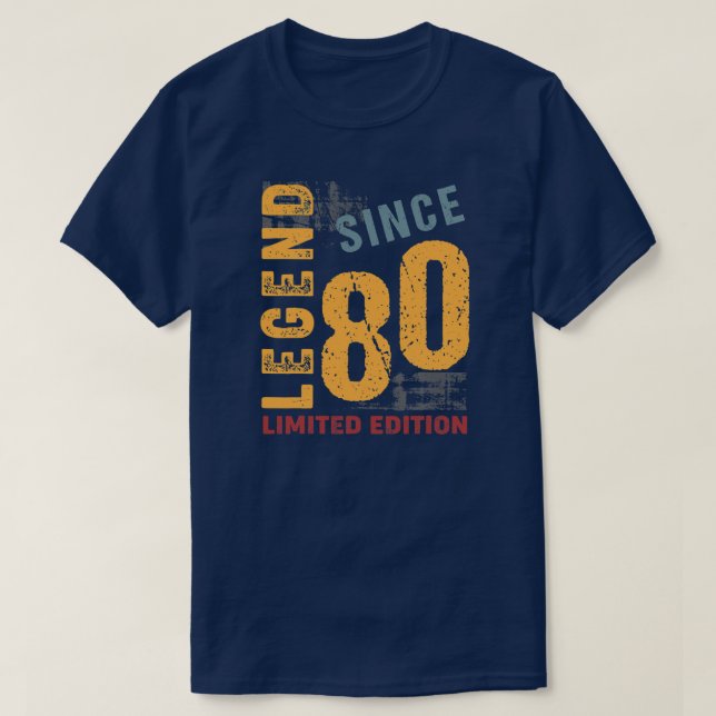 42 Jahre Vintag 1980 42. Geburtstag T-Shirt (Design vorne)