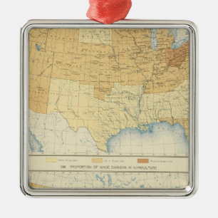 42 Lohnempfänger, stellt, Landwirtschaft her Ornament Aus Metall