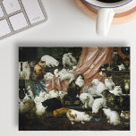 42 Niedlich Cats Kittens Vintager Büro für bildend Briefbeschwerer<br><div class="desc">Maßgeschneidertes, katzengefertigtes, tierisch / Vintages Kunstliebhaber-Schreibtischgewicht aus Glas mit Filzunterlage, mit einem wunderschönen Vintagen Öl auf der Leinwand Malerei, von Carl Kahler, von einem Clowder von 42 majestätischen niedlichen Katzen und Kätzchen. Ein wunderschönes Papiergewicht für Zuhause und Büroanwendungen. Macht ein großartiges Geschenk, zum Geburtstag, zum Vatertag, zum Muttertag, Weihnachten, Feiertage...</div>