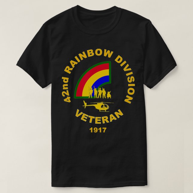 42. Rainbow-Division T-Shirt (Design vorne)