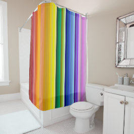 42 Regenbogenspektrum Duschvorhang