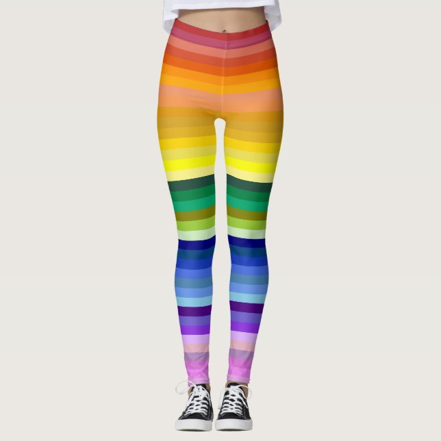 42 Regenbogenspektrum Leggings (Vorderseite)