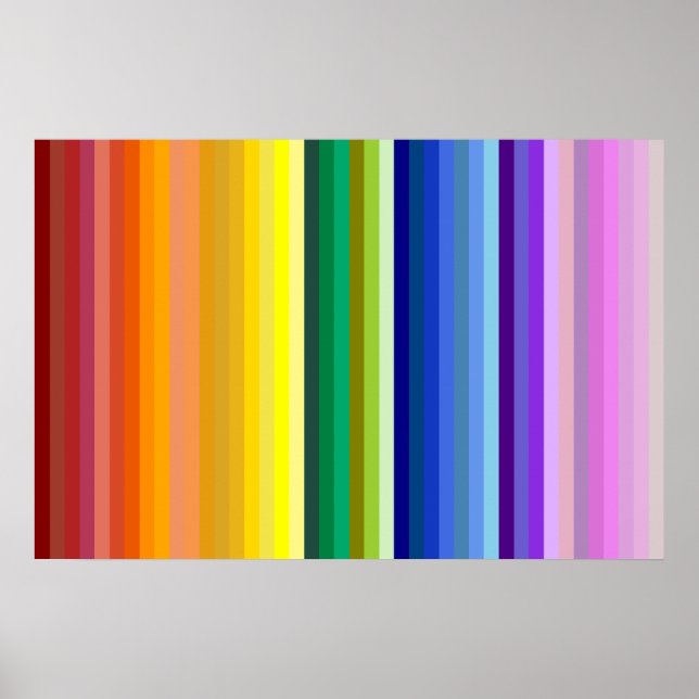 42 Regenbogenspektrum Poster (Vorne)