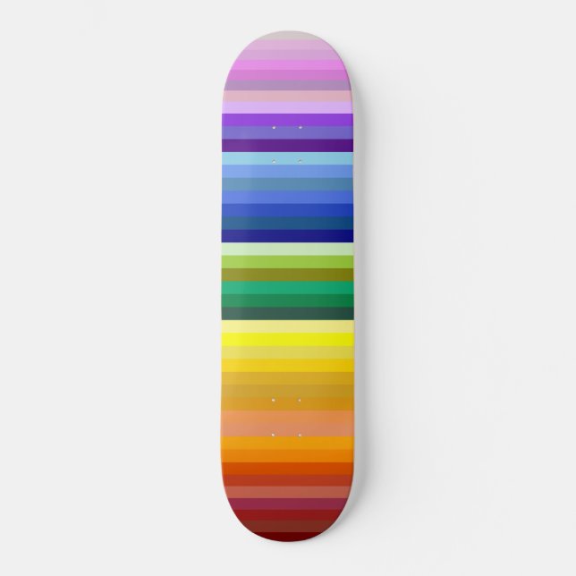 42 Regenbogenspektrum Skateboard (Vorderseite)