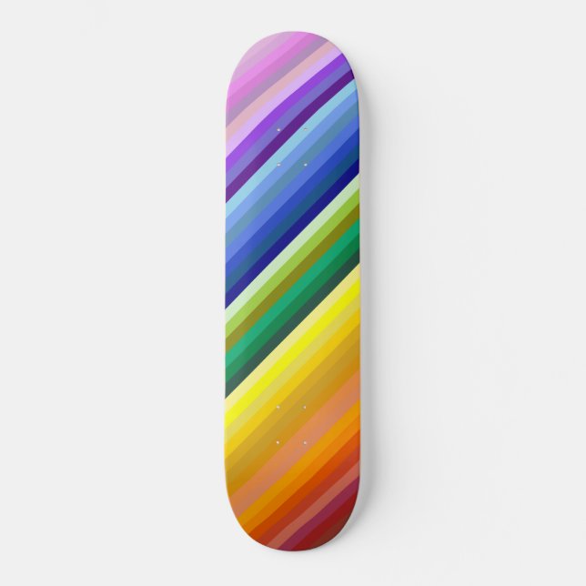42 Regenbogenspektrum Skateboard (Vorderseite)