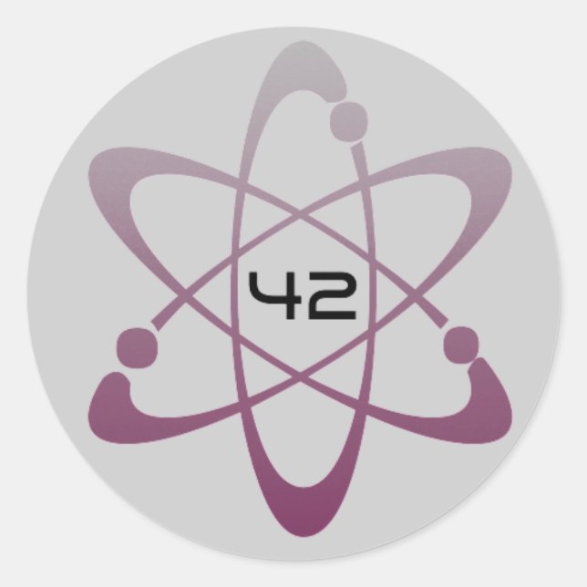 42 RUNDER AUFKLEBER (Vorderseite)