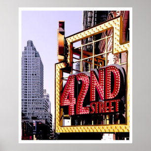 42nd Street, NYC - Poster