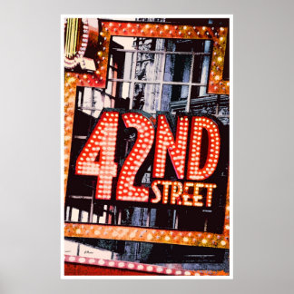 42nd Street, zeitgenössisches Plakat
