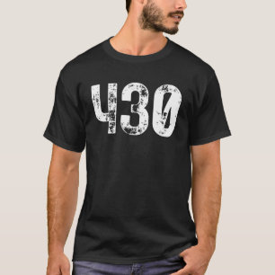 430 Area Code Tyler TX Mobile Telefone Area Code T-Shirt