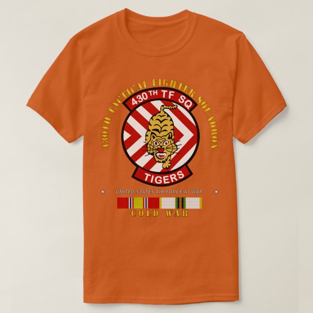 430. Tactical Fighter Squadron w COLD SVC T-Shirt (Design vorne)