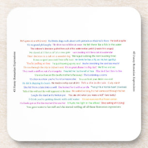 43 Funny Romania Expressions Conversation Piece Getränkeuntersetzer