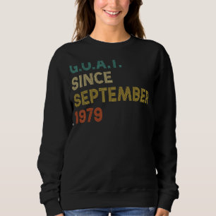 43. Geburtstag 43 Jahre alte Ziege seit 19. Septem Sweatshirt