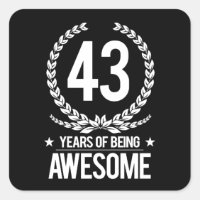 43. Geburtstag (43 Jahre Phantastisch)