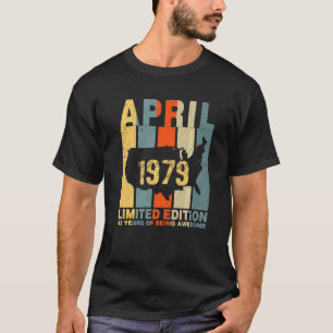 43. Geburtstag April 1979 43 Jahre Phantastisch T-Shirt