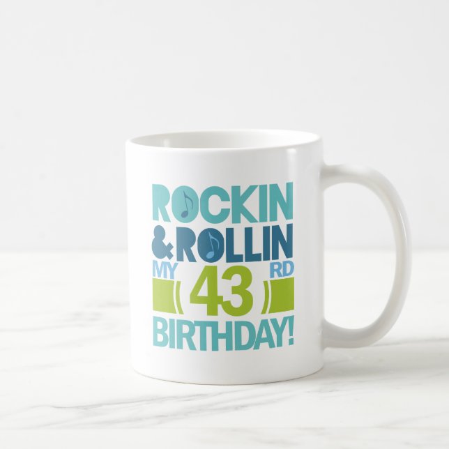 43. Geburtstags-Geschenk-Ideen Kaffeetasse (Rechts)