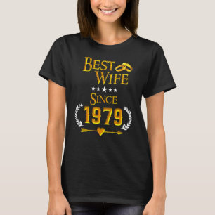 43. Hochzeitstag Beste Ehefrau seit 1979 T-Shirt