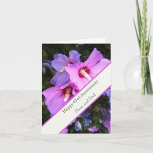 43. Hochzeitstag Karte