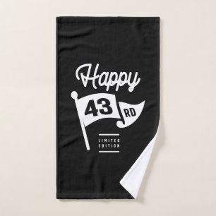 43 Jahre alt - 43. Geburtstag Funny Gift Handtuch