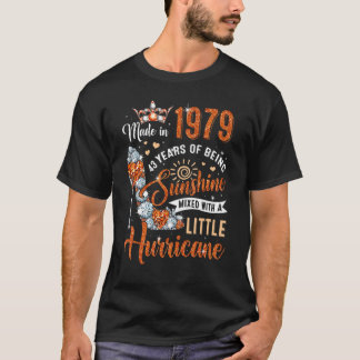 43 Jahre alt Made in 1979 Geburtstag Königin Diamo T-Shirt
