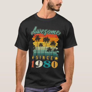 43 Jahre Alte Geschenke Vintag Phantastisch seit 1 T-Shirt