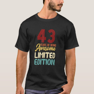 43 Jahre Phantastisch 43. Geburtstag T-Shirt