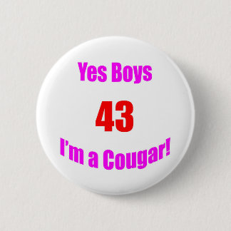43 Puma-Geburtstag Button