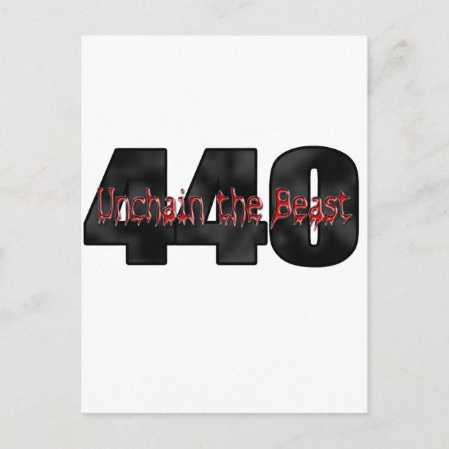 440 Moparbestie Postkarte (Vorderseite)