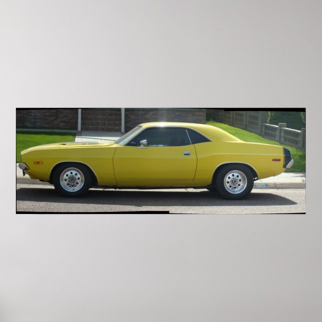 440 Wedge Dodge Challenger Poster (Vorne)