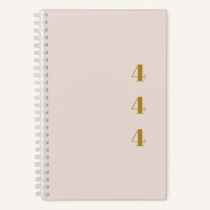 444 Angel Number Dankbarkeit Journal Notizbuch