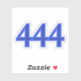 444 Engelszahl Segnungen Aufkleber