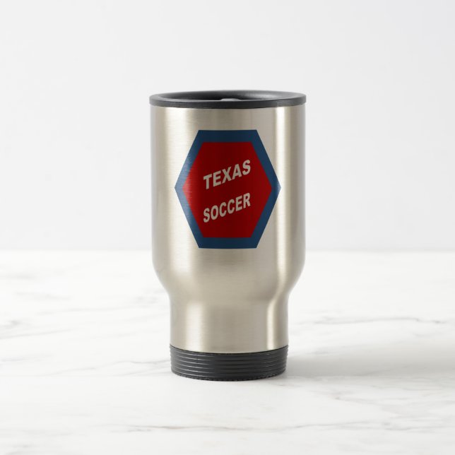 444 ml TEXAS SOCCER Reisebecher (Mittel)