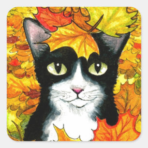 447 QUADRATISCHER AUFKLEBER