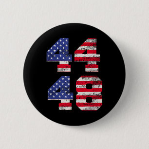 44 48 Obama 2028 48. US-Präsident Flagge Button