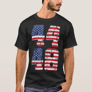 44-48 Obama für Präsident '28 2028 4. Juli T-Shirt