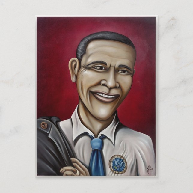 44. (Barrack Obama) Postkarte (Vorderseite)