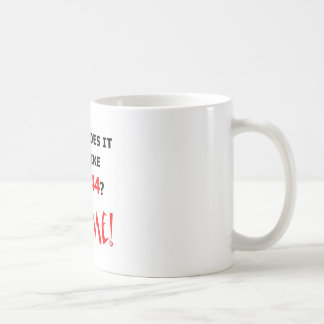 44 beißen Sie mich! Kaffeetasse